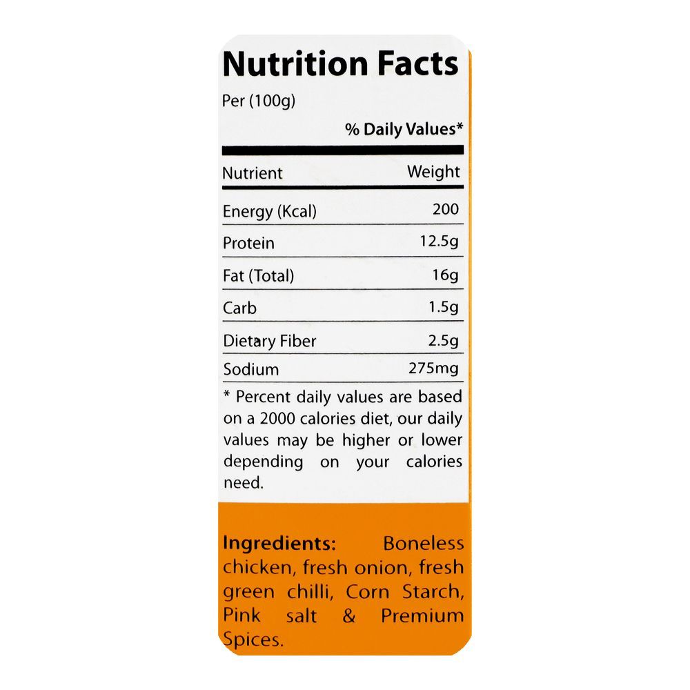 Chin Chin Seekh Kabab, 540gms Chin Chin Seekh Kabab, 540gms
