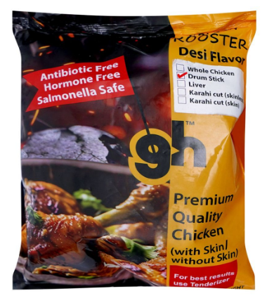 Golden Rooster Drum Sticks 1000gms