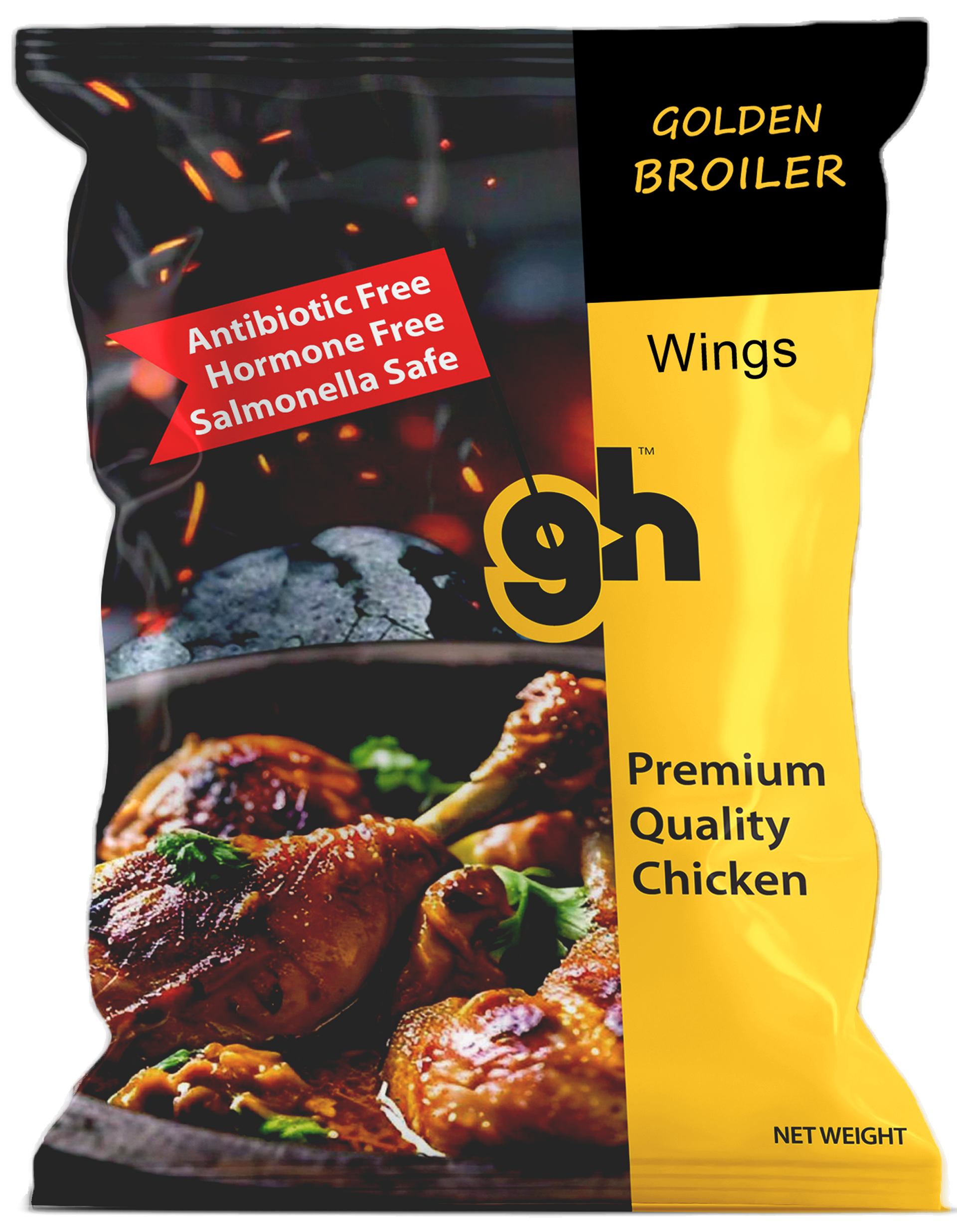 Golden Broiler Wings 1000gms