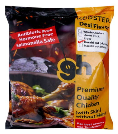 Golden Rooster Karahi Cut 1000gms